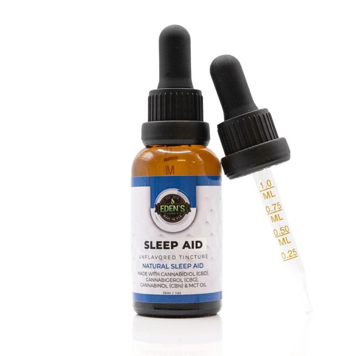 Edens Herbals Sleep Aid Oil with 600 mg CBD, 600 mg CBG, and 300 mg CBN 30 ml для покращення сну