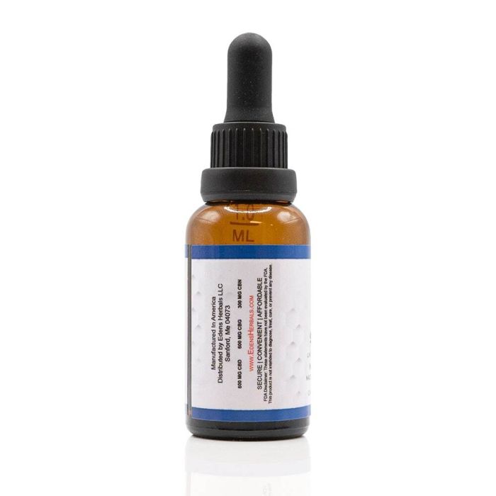 Edens Herbals Sleep Aid Oil with 600 mg CBD, 600 mg CBG, and 300 mg CBN 30 ml для покращення сну