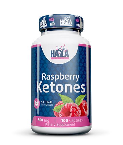 Haya Labs Raspberry Ketones 500 mg 100 caps, малинові кетони, натуральний спалювач жиру