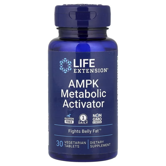 Life Extension AMPK Metabolic Activator 30 veg tabs, активатор метаболізму