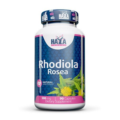 Haya Labs Rhodiola Rosea Extract 500 мг - 90 капс, адаптоген родіола рожева для підтримки нервової системи