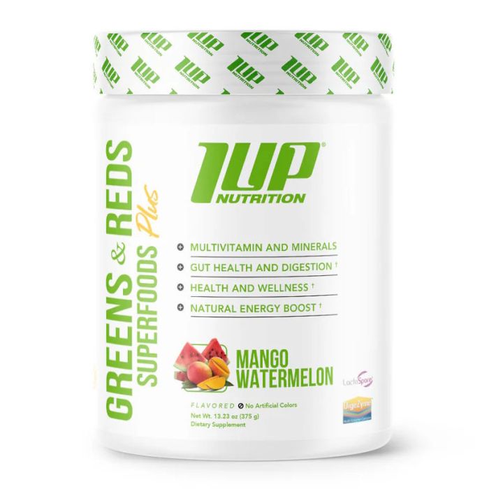 1 Up Nutrition Green & Reds Plus 375 гр. веганський суперфуд