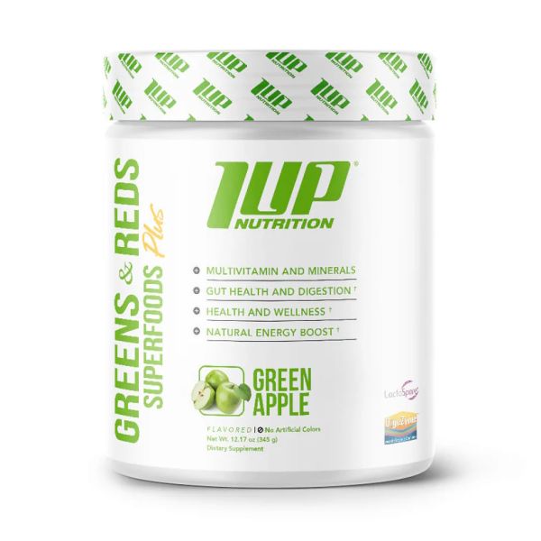 1 Up Nutrition Green & Reds Plus 375 гр. веганський суперфуд