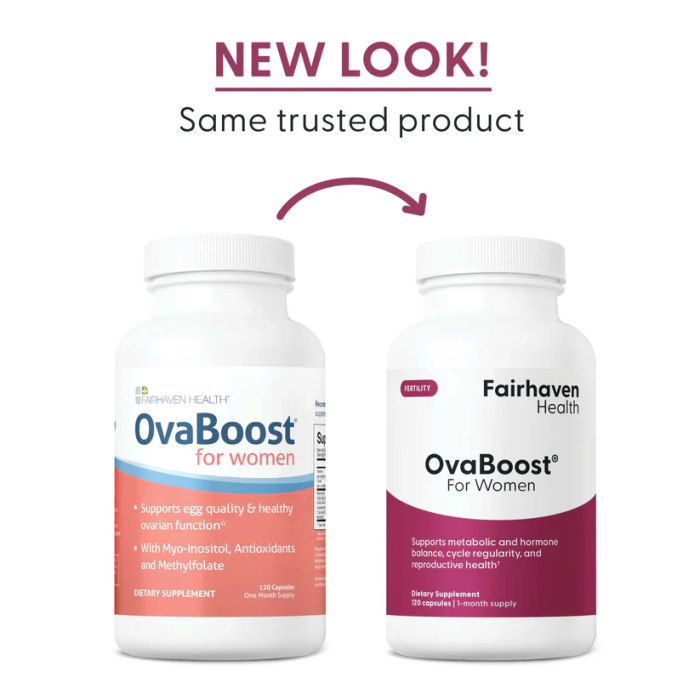 Fairhaven Health OvaBoost For Women 120 caps, вітаміни для жіночої фертильності