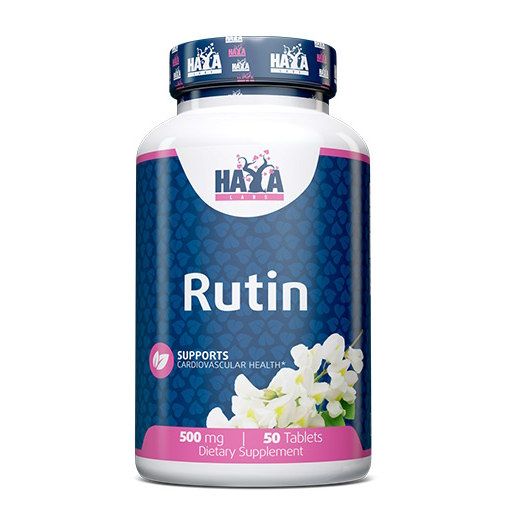 Haya Labs Rutin 500mg - 50 таб, рутин для здоров'я судин та покращення кровообігу