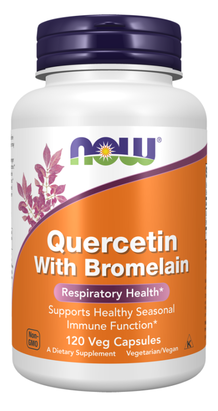 Now Foods Quercetin with Bromelain 120 vcaps, кверцетин з бромелайном