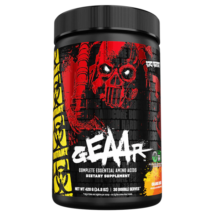 Mutant GEAAR Complete Essential Amino Acids 420 g, незамінні амінокислоти для спортсменів