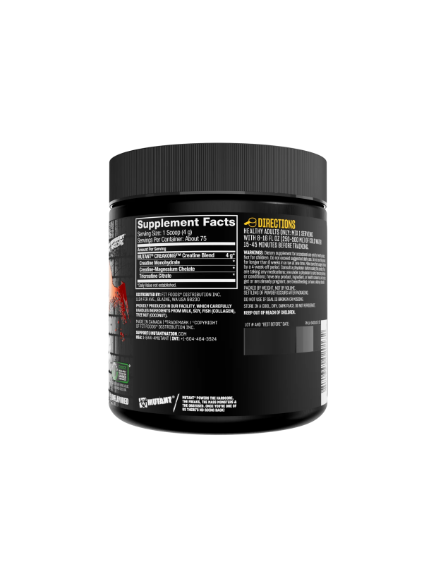 Mutant CreaKong Advanced Creatine Blend 300 g, креатиновий бленд для росту м’язів