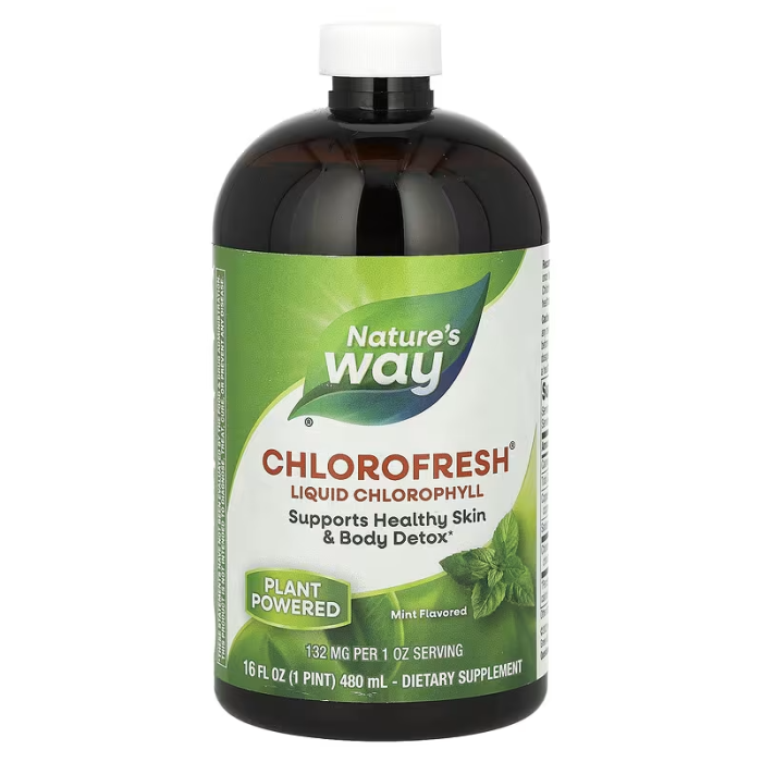 Nature's Way Chlorofresh Liquid Chlorophyll 480 мл, рідкий хлорофіл концентрат