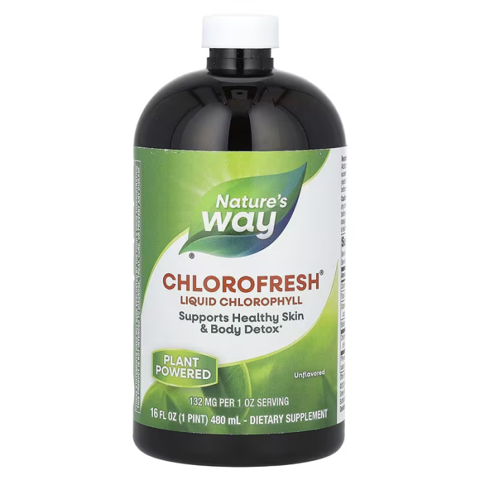 Nature's Way Chlorofresh Liquid Chlorophyll 480 мл, рідкий хлорофіл концентрат
