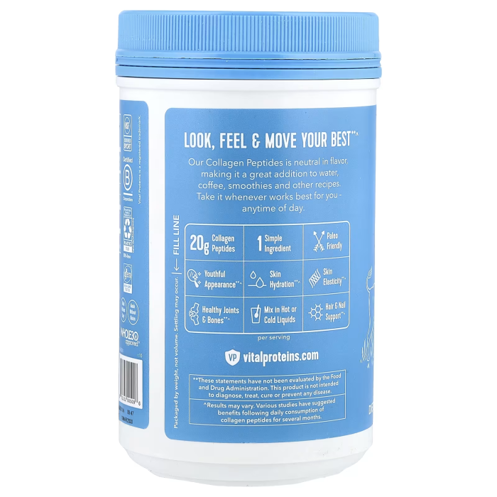 Vital Proteins Collagen Peptides 284 гр., пептиди колагену