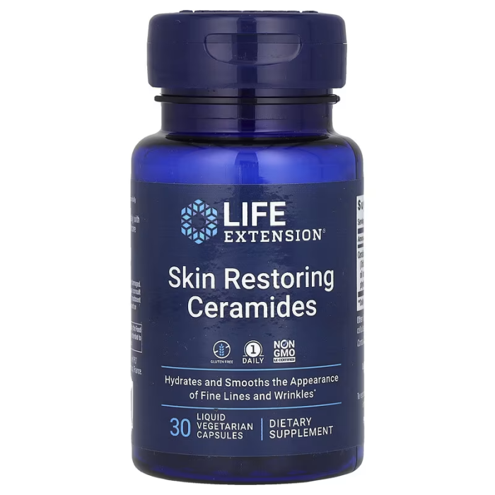 Life Extension Skin Restoring Ceramides 30 liquid vcaps, кераміди для відновлення шкіри