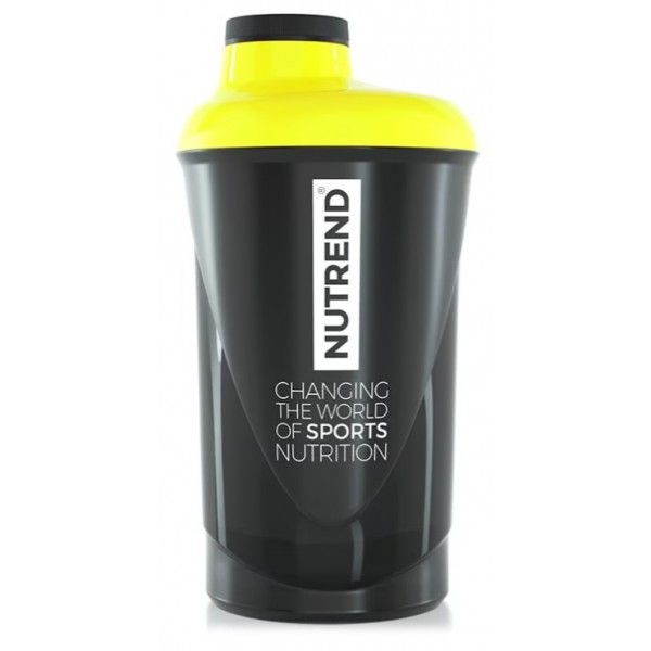 Шейкер Nutrend Shaker 600 мл (чорний/жовтий)