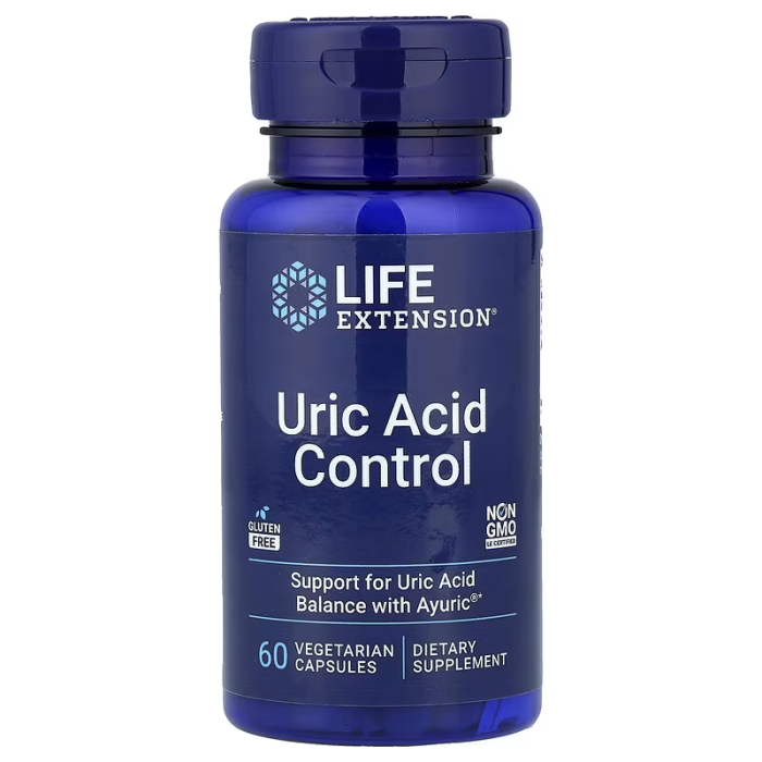Life Extension Uric Acid Control 60 vcaps, контроль рівня сечової кислоти