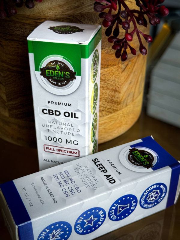 Edens Herbals Full Spectrum CBD Oil Tincture 1000 mg 30 ml олія КБД