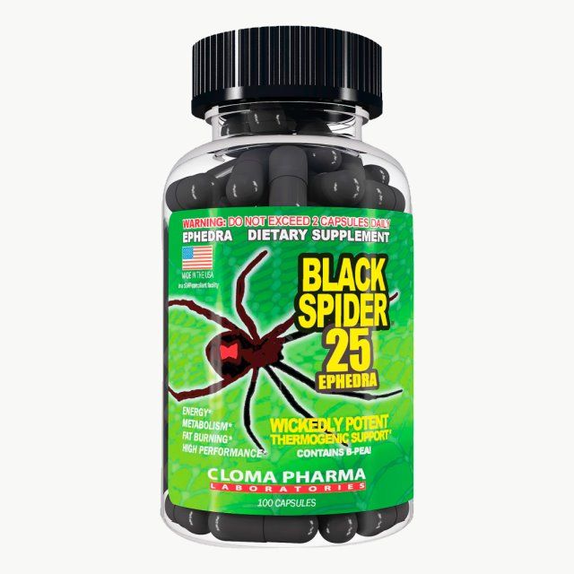 Black Spider 25mg 100 кап.