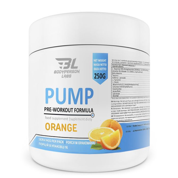 PUMP Pre-Workout Formula 250 гр.