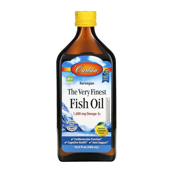 Carlson Labs The Very Finest Fish Oil (VFFO) 500 ml омега3, рідкий риб'ячий жир