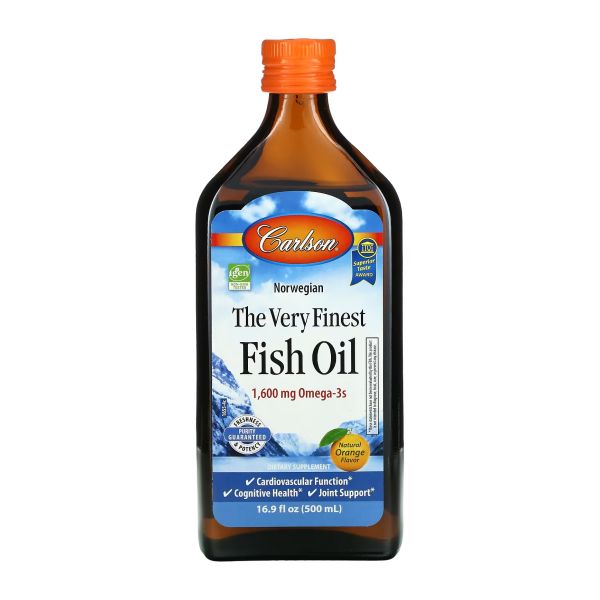 Carlson Labs The Very Finest Fish Oil (VFFO) 500 ml омега3, рідкий риб'ячий жир
