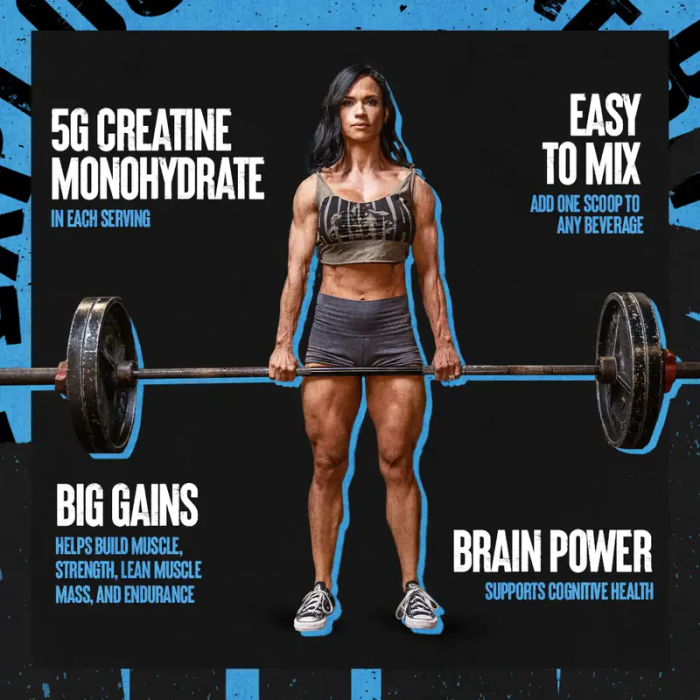 Animal Creatine Powder 500 gr, креатин моногідрат для зміцнення та нарощування м’язів