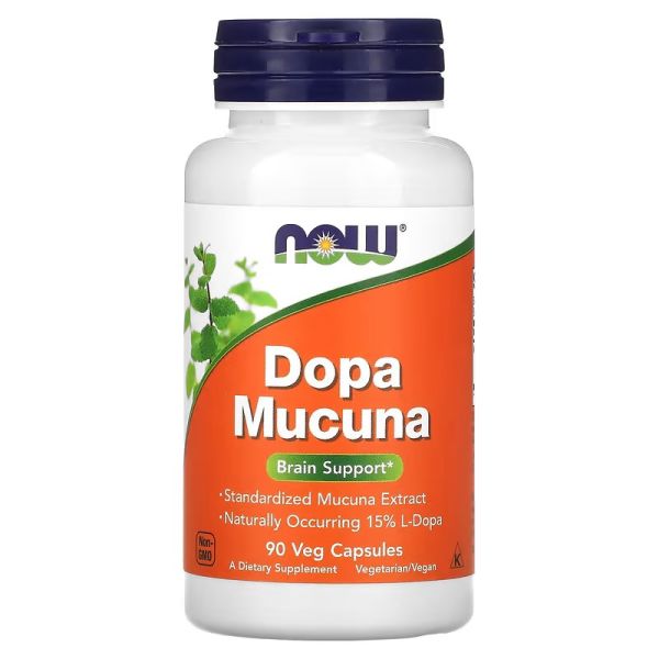 NOW Foods Dopa Mucuna 180 капс. мукуна жгучая
