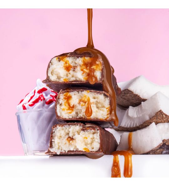 Fit-Win Coco Caramel 20x40g кокосовые батончики без сахара