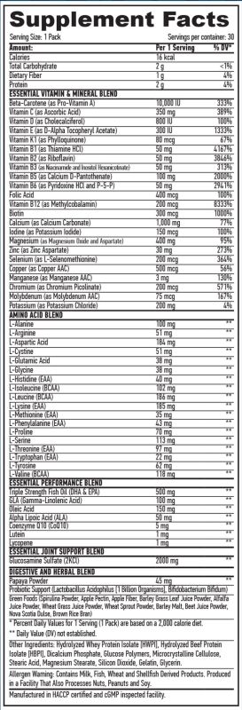 Haya Labs Vita Max 30 пак, мультивітамінний комплекс