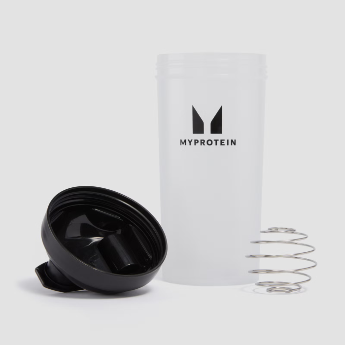 Шейкер Myprotein Plastic Shaker 600 мл (прозорий) з кулькою