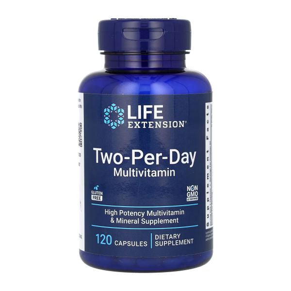 Life Extension Two-Per-Day Multivitamin 120 caps мультивитамины