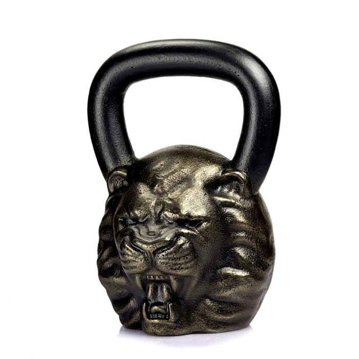 Гиря дизайнерська Lion бронзова