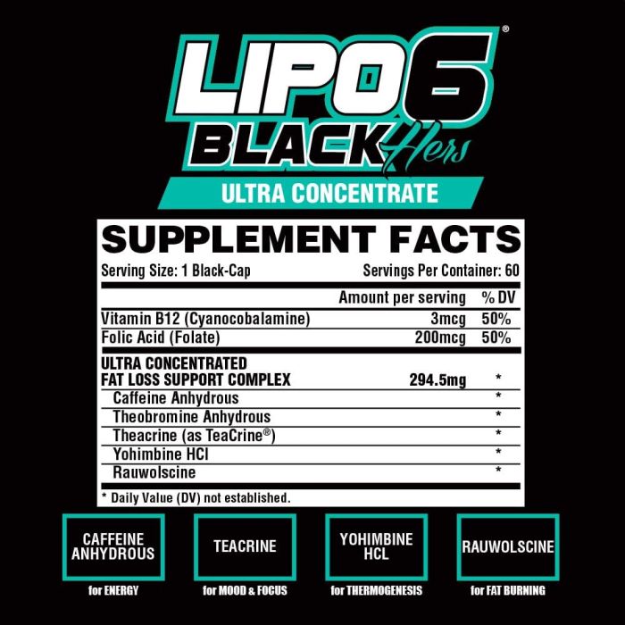 Lipo-6 Black Hers Ultra Concentrate 60 капс.