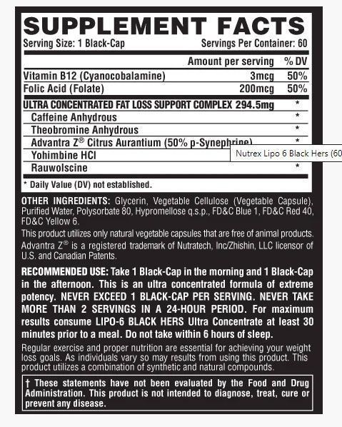 Lipo-6 Black Ultra Concentrate 30 капс.
