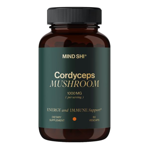Mind Shi Organic Cordyceps Extract - 60 veg caps, екстракт гриба кордицепс