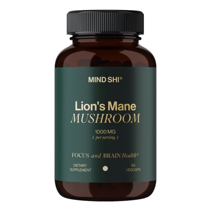 Mind Shi Organic Lion's Mane Extract - 60 veg caps, екстракт гриба левова грива