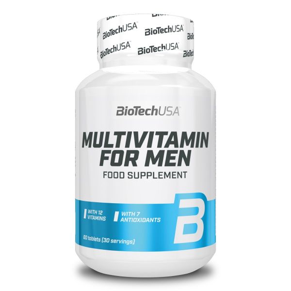 Biotech USA Multivitamin for Men 60 таб., чоловічі спортивні мультивітаміни