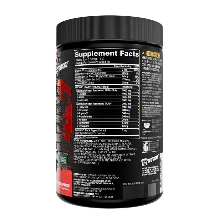 Mutant GEAAR 420 gr, амінокислотний комплекс з електролітами