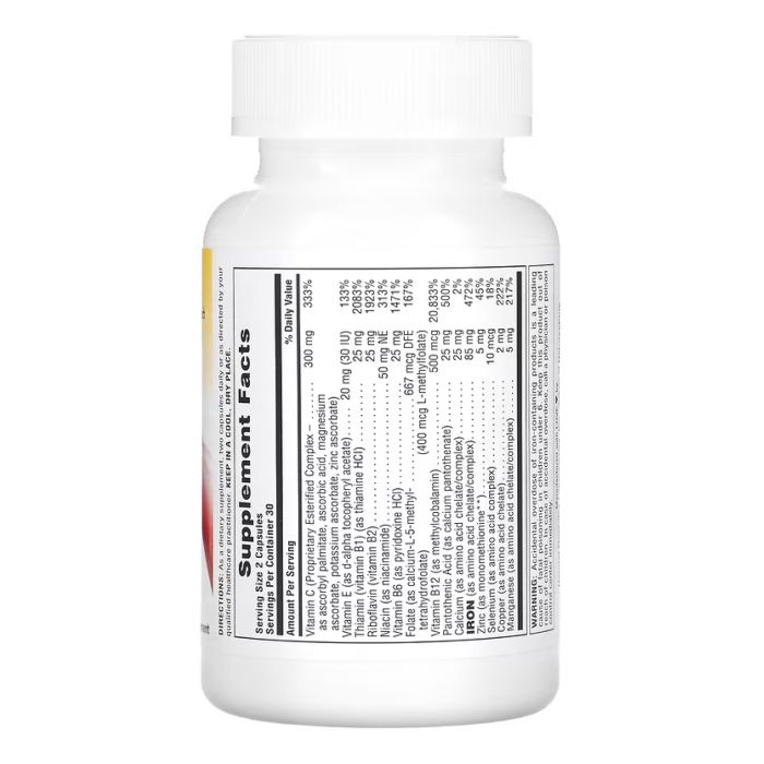 Nature's Plus Hema-Plex 60 vcaps комплекс заліза з мінералами