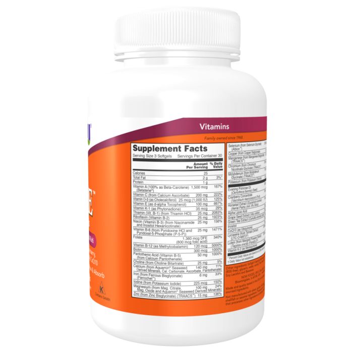NOW Foods EVE 180 softgels женские мультивитамины