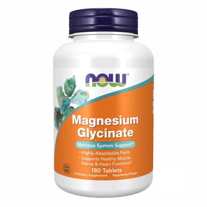NOW Foods Magnesium Glycinate 180 tabs магній гліцинат