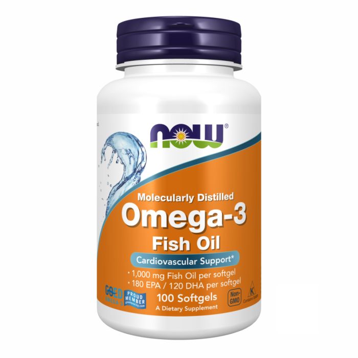 NOW Foods Omega-3 1000 mg 100 sgels риб'ячий жир, омега 3