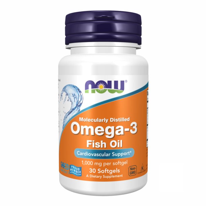 NOW Foods Omega-3 1000 mg 30 sgels риб'ячий жир, омега 3