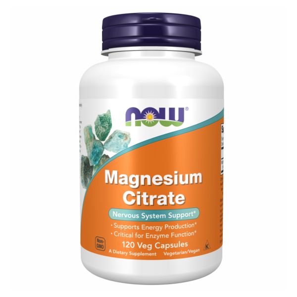 NOW Foods Magnesium Citrate - 120 caps магній цитрат