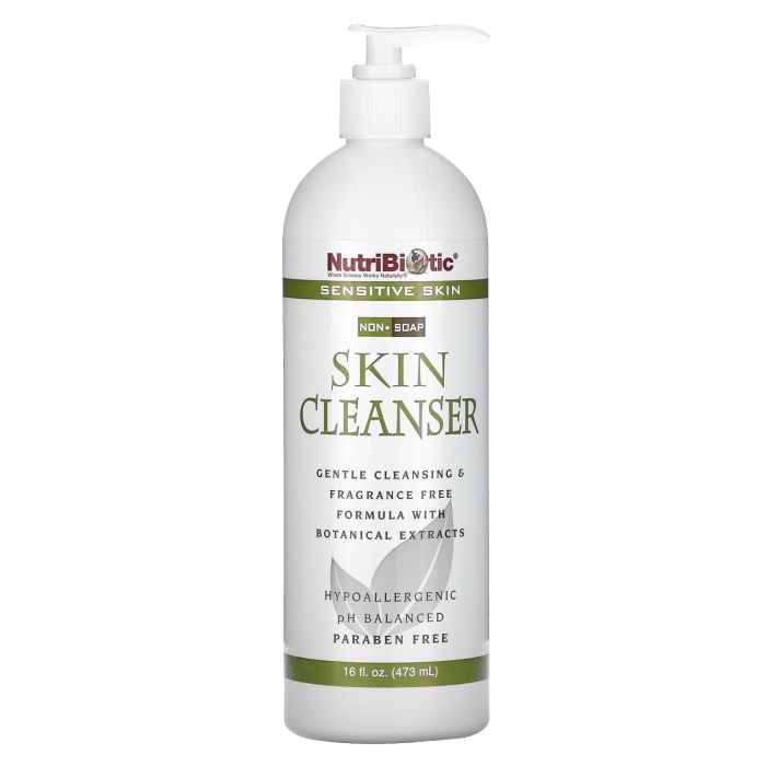 Nutribiotic Skin Cleanser Sensitive Skin 473 ml умивалка для обличчя без мила, для чутливої ​​шкіри