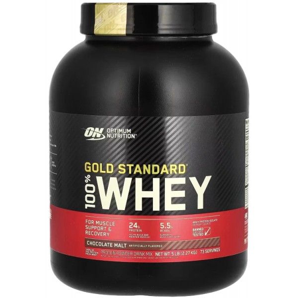 Optimum Nutrition 100% Whey Gold Standard 2270 гр. протеїн з США