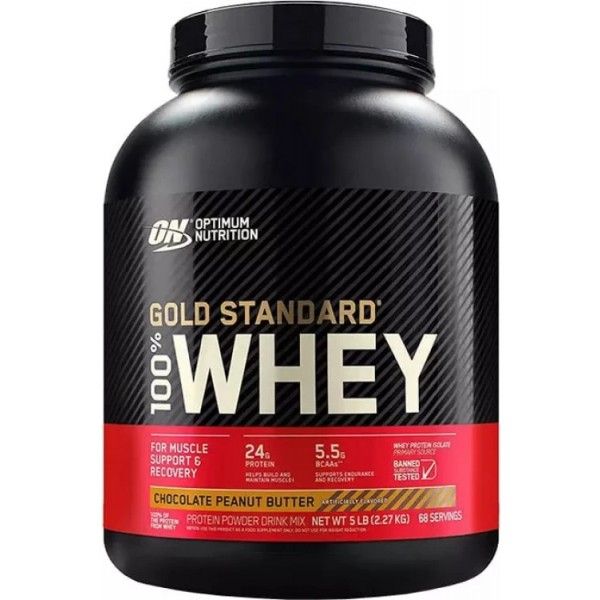 Optimum Nutrition 100% Whey Gold Standard 2270 гр. протеїн з США