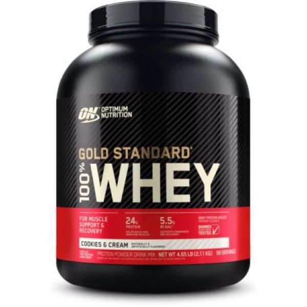Optimum Nutrition 100% Whey Gold Standard 2270 гр. протеїн з США