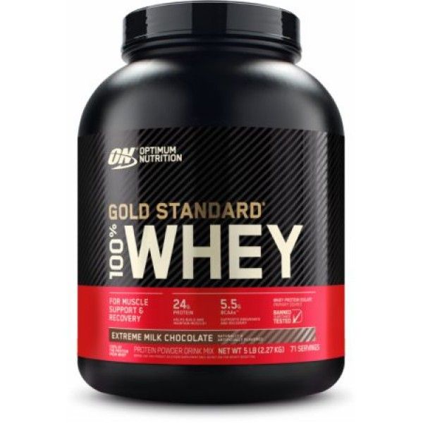 Optimum Nutrition 100% Whey Gold Standard 2270 гр. протеїн з США