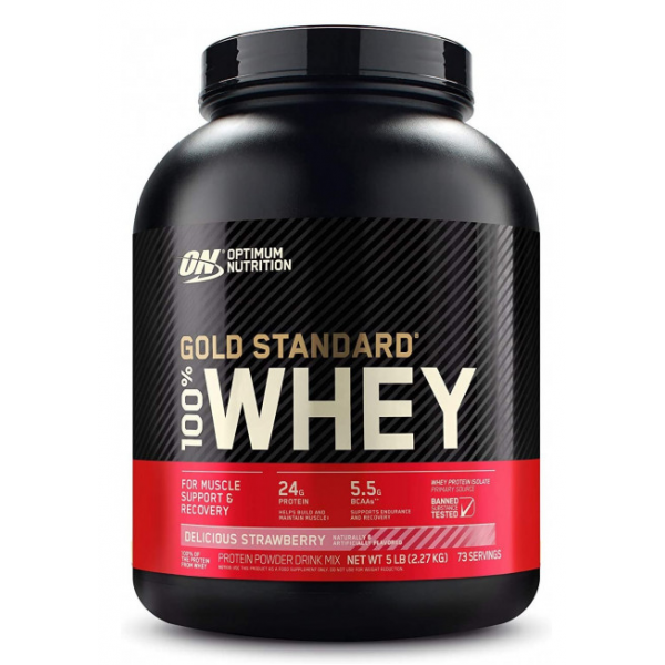 Optimum Nutrition 100% Whey Gold Standard 2270 гр. протеїн з США