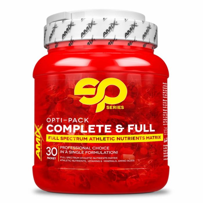 AMIX Opti-Pack Complete & Full 30 Days, потужний вітамінно-мінеральний комплекс для спортсменів