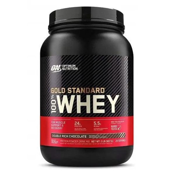 Optimum Nutrition 100% Whey Gold Standard 908 гр. (UK) сироватковий протеїн